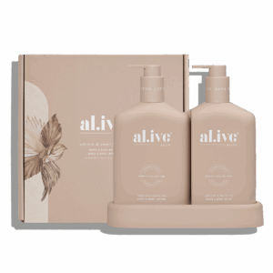 al.ive Wash and Lotion Duo- Apricot & Sweet Fig